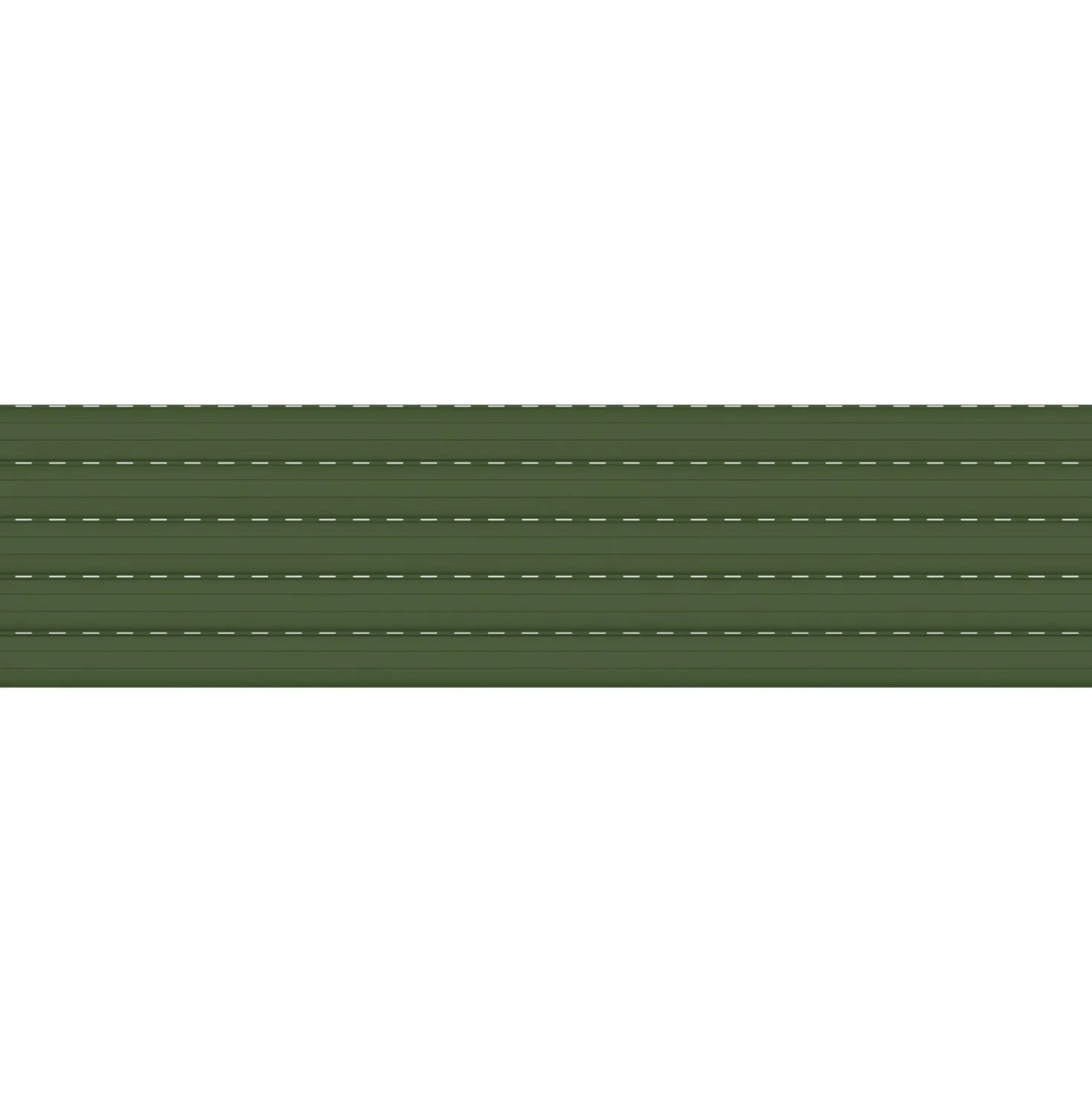 Stecche tapparella PVC Roma aggiuntive L 173 x H 27,5 cm verde
