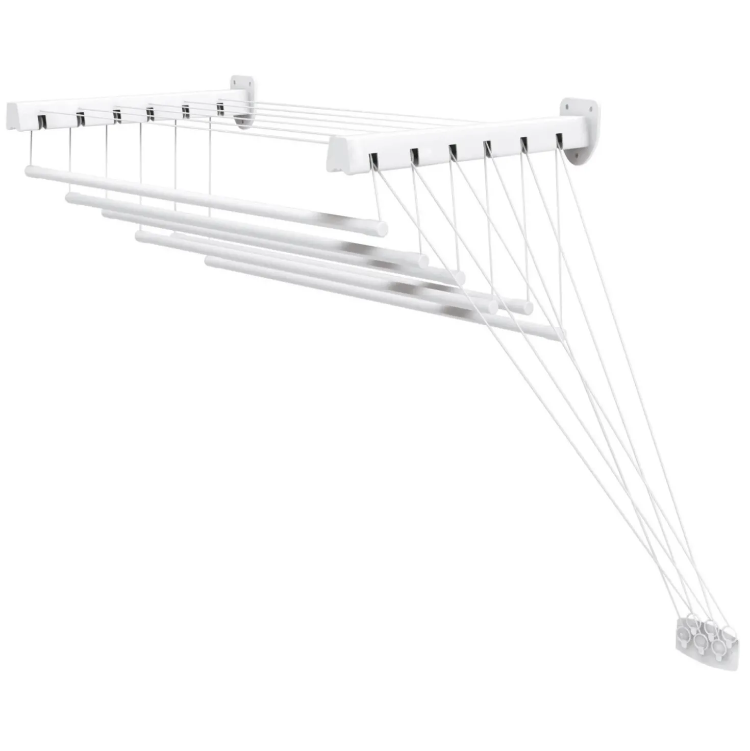 Stendino biancheria da parete e soffitto Gimi Lift 120 7 m