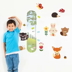 Sticker adesivo Metro della crescita funny animals 47x67 cm