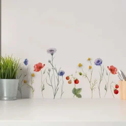 Sticker autoadesivo 2FG 15x31 cm Fields flowers