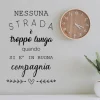 Sticker autoadesivo 2fg 31x31 cm nessuna strada