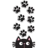 Sticker autoadesivo in foam 1fg 15x31 cm cat & paws