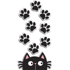 Sticker autoadesivo in foam 1fg 15x31 cm cat & paws