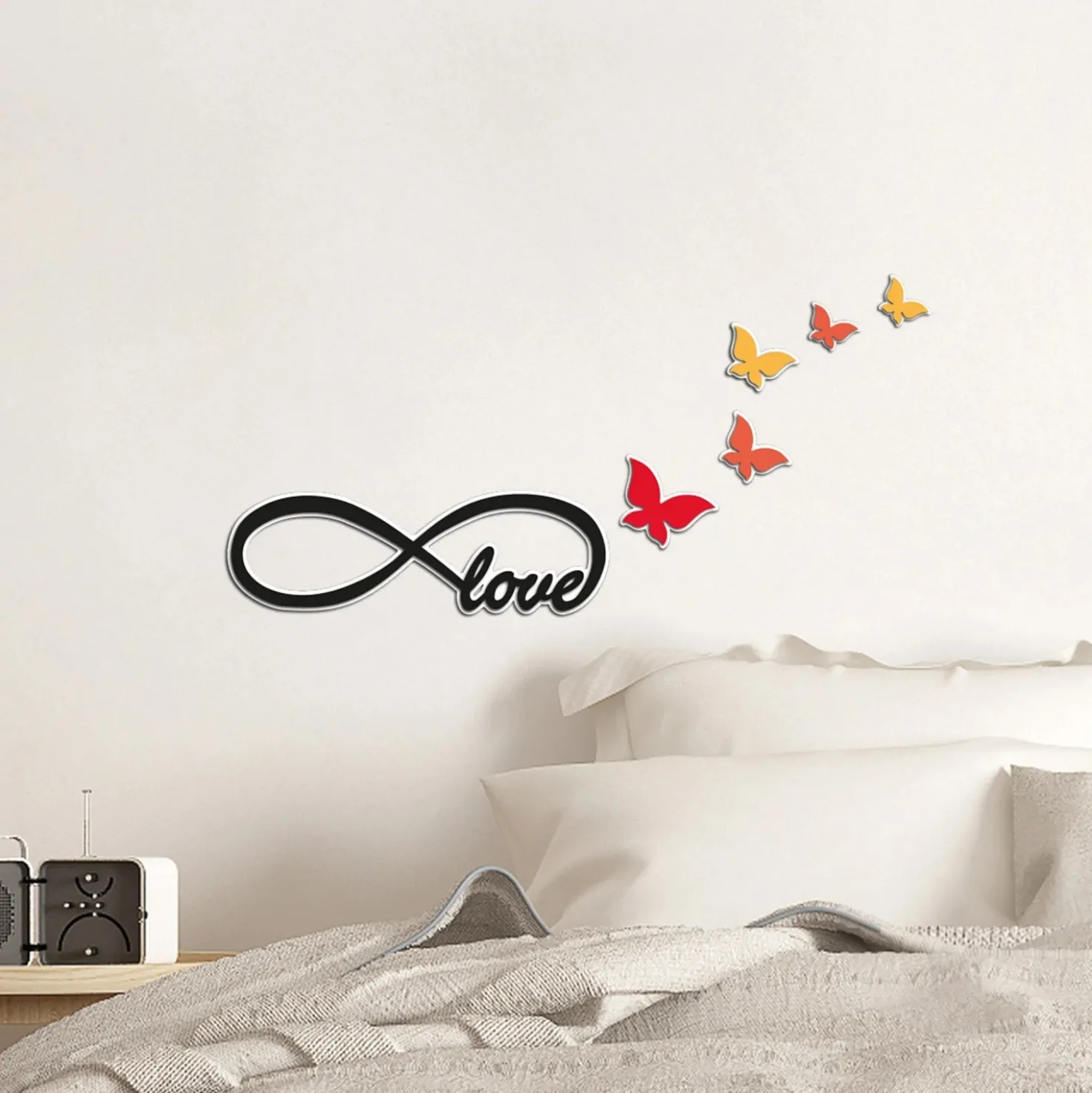Sticker autoadesivo in foam 1fg 15x31 cm infinity