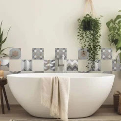 Sticker autoadesivo per piastrelle 2FG 30x30 cm Geometric tiles
