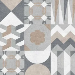 Sticker autoadesivo per piastrelle 2FG 30x30 cm Geometric tiles
