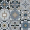 Sticker autoadesivo per piastrelle 2fg 31x31 cm cementine