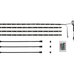 Strisce LED con attacco USB e telecomando 50 cm