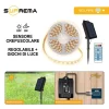 Striscia LED solare outodoor Prismalux 300 led bianco caldo 5 m