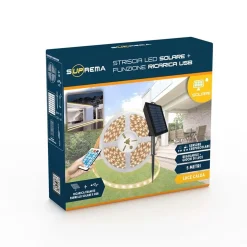 Striscia LED solare outodoor Prismalux 300 led bianco caldo 5 m