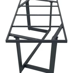 Struttura tavolo Markham in alluminio nero opaco 184x84xH75 cm