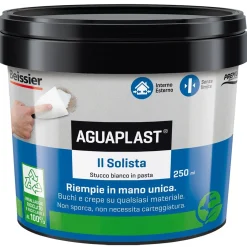 Stucco in pasta Aguaplast Il Solista per riempimento 250 ml bianco