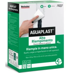 Stucco in polvere Aguaplast Alto riempimento polvere per interni 5 kg bianco