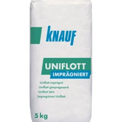 Stucco in polvere Knauf Uniflott per idrolastre 5 kg
