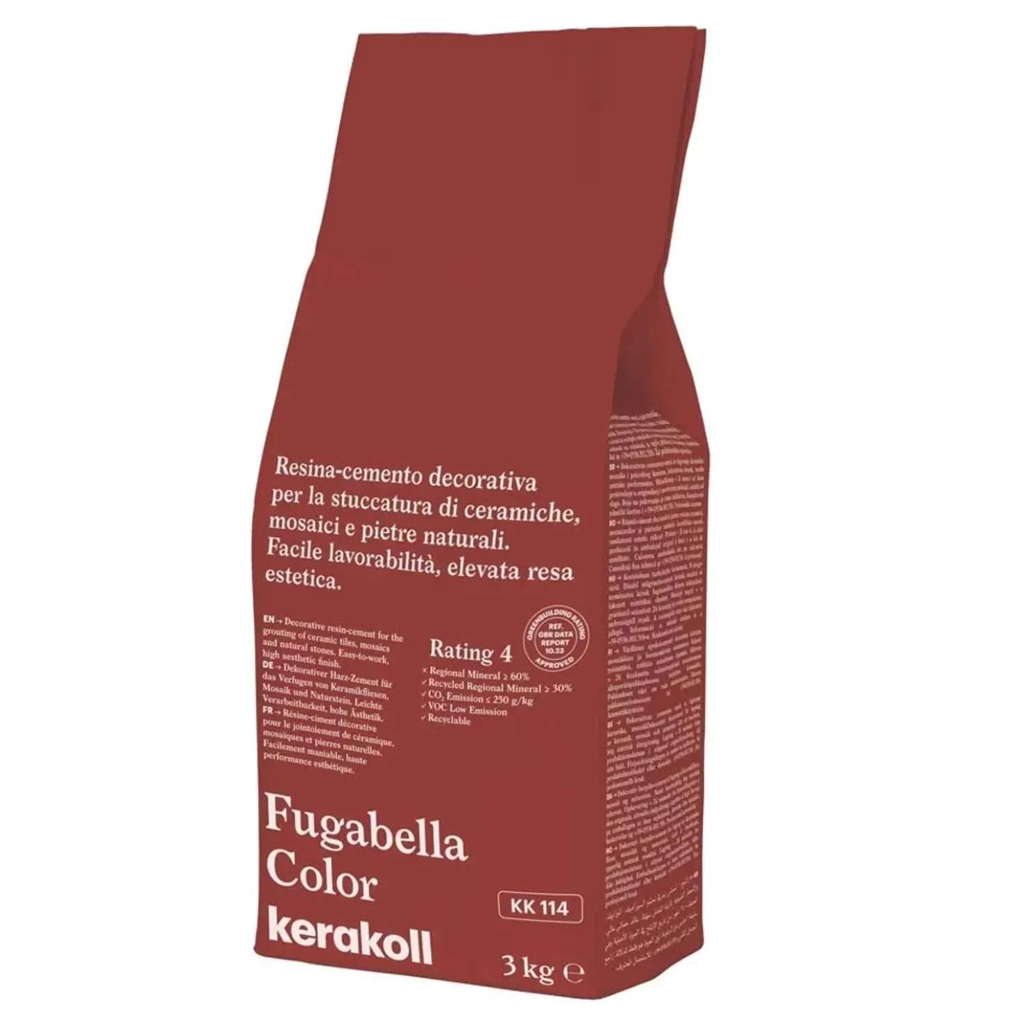 Stucco KERAKOLL Fugabella color 3 kg Rosso 2