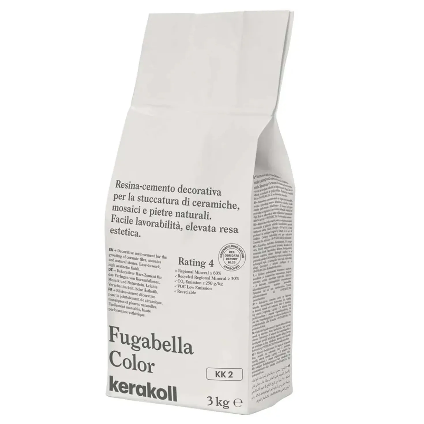 Stucco KERAKOLL Fugabella color 3 kg Bianco scuro