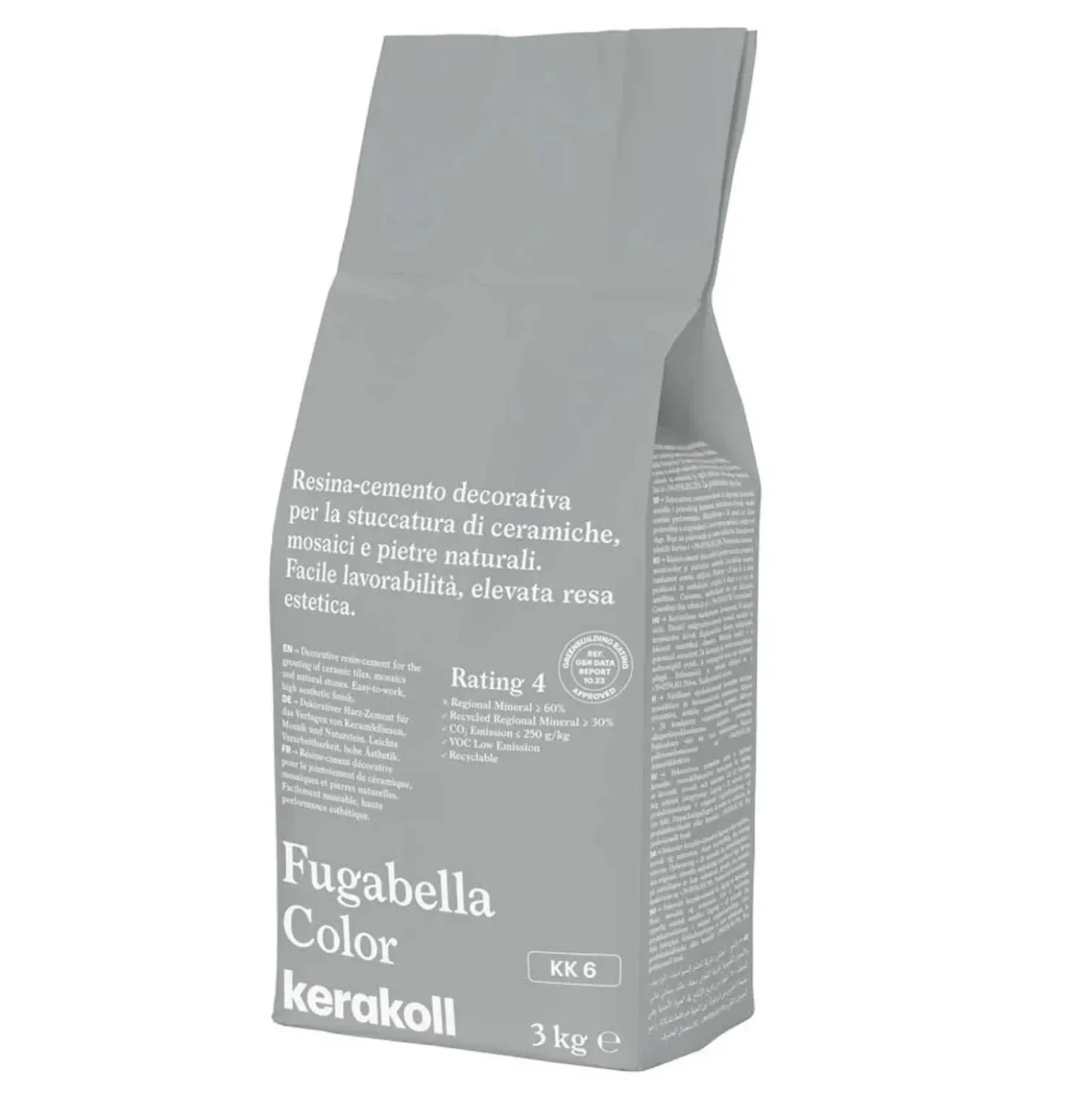 Stucco KERAKOLL Fugabella color 3 kg Grigio chiaro 4