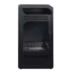 Stufa a bioetanolo Fiammetta ventilata in acciaio 3,5 kw/h nero