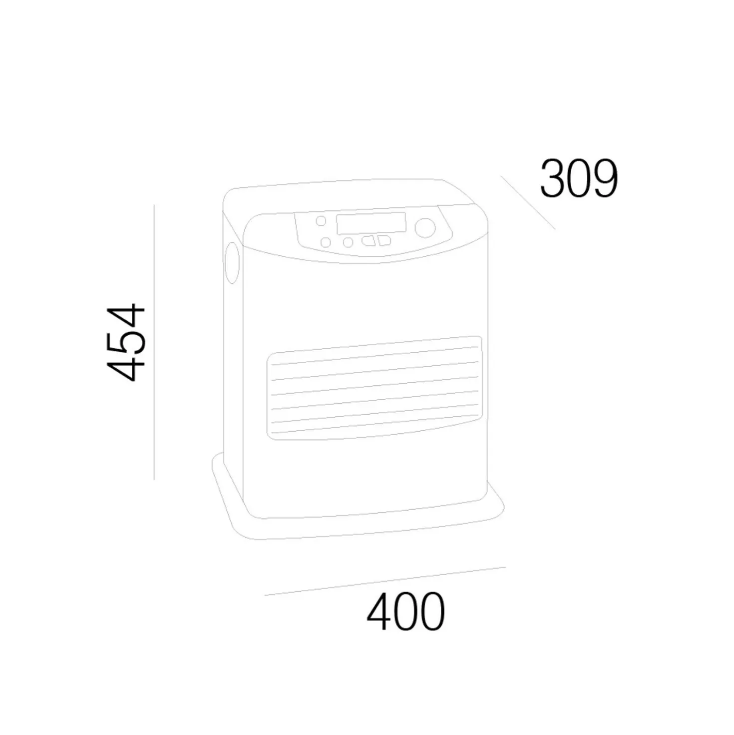 Stufa a combustibile liquido Inverter 3026 da 3kW