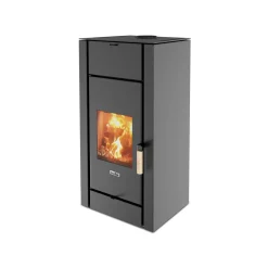 Stufa a legna Ecofox Adelaide ventilata 10,9 kW grigio