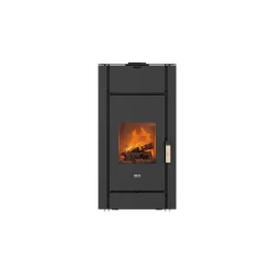 Stufa a legna Ecofox Adelaide ventilata 10,9 kW grigio
