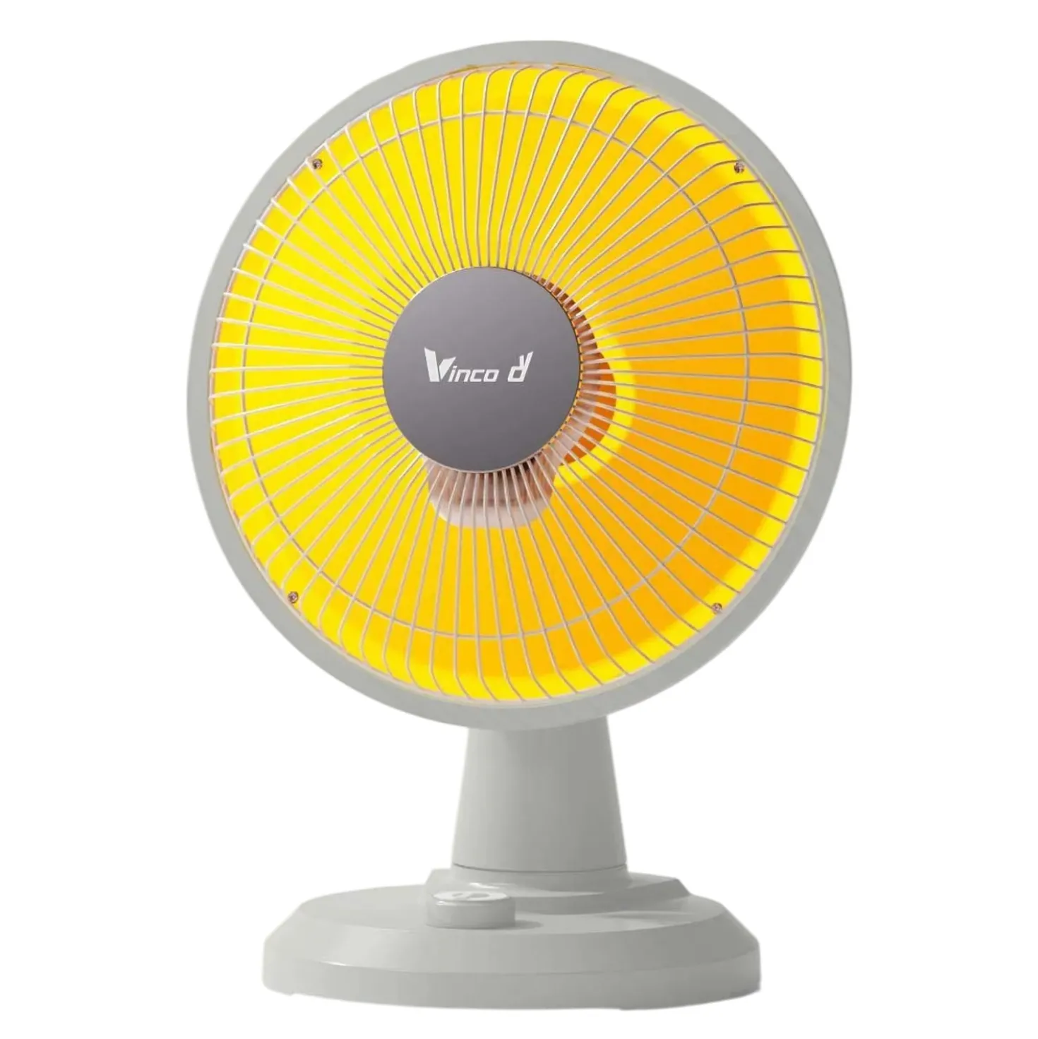 Stufa a parabola da tavolo Vinco oscillante 2 potenze Ø30 cm 600W bianco