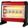 Stufa al quarzo DCG 800-1600 W rosso bianco