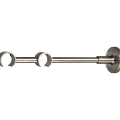 Supporto a muro doppio per profilo tondo 2 vie Ø 2 x L 20 cm