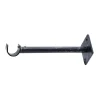 Supporto a parete estensibile 1 via Long nero Ø 2 cm L 15-20 cm