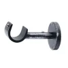 Supporto a parete per bastone tenda Classico nero Ø 2 cm L 8 cm
