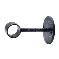Supporto a soffitto per bastone tenda Simple nero Ø 2 cm L 6,5 cm