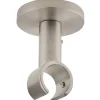 Supporto bastone tenda a soffitto Classic 1 via acciaio Ø 2 x 4 cm
