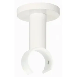 Supporto bastone tenda a soffitto Classic 1 via bianco Ø 2 x 4 cm