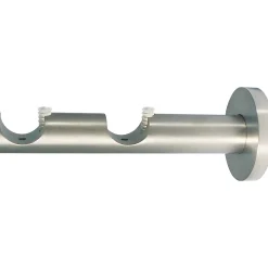 Supporto bastone tenda Function a 2 vie acciaio Ø 2 x 12 cm