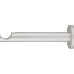 Supporto bastone tenda Function a 1 via acciaio Ø 2,5 x 15 cm