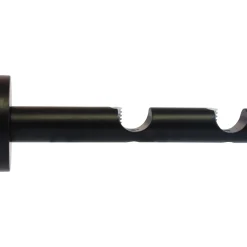 Supporto bastone tenda Function a 2 vie nero Ø 2 x 12 cm