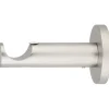 Supporto bastone tenda Function a 1 via acciaio Ø 2,5 x 8 cm