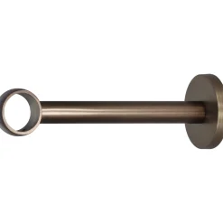 Supporto bastone tenda Noble a 1 via bronzo Ø 2,5 x 15 cm