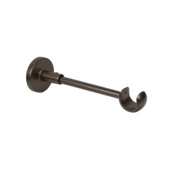 Supporto bastone tenda singolo Ø 2 x L 16 cm bronzo