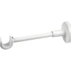 Supporto bastone tenda singolo Ø 20 mm bianco
