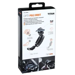 Supporto cellulare Titan Pole Orbit braccio snodato nero/grigio