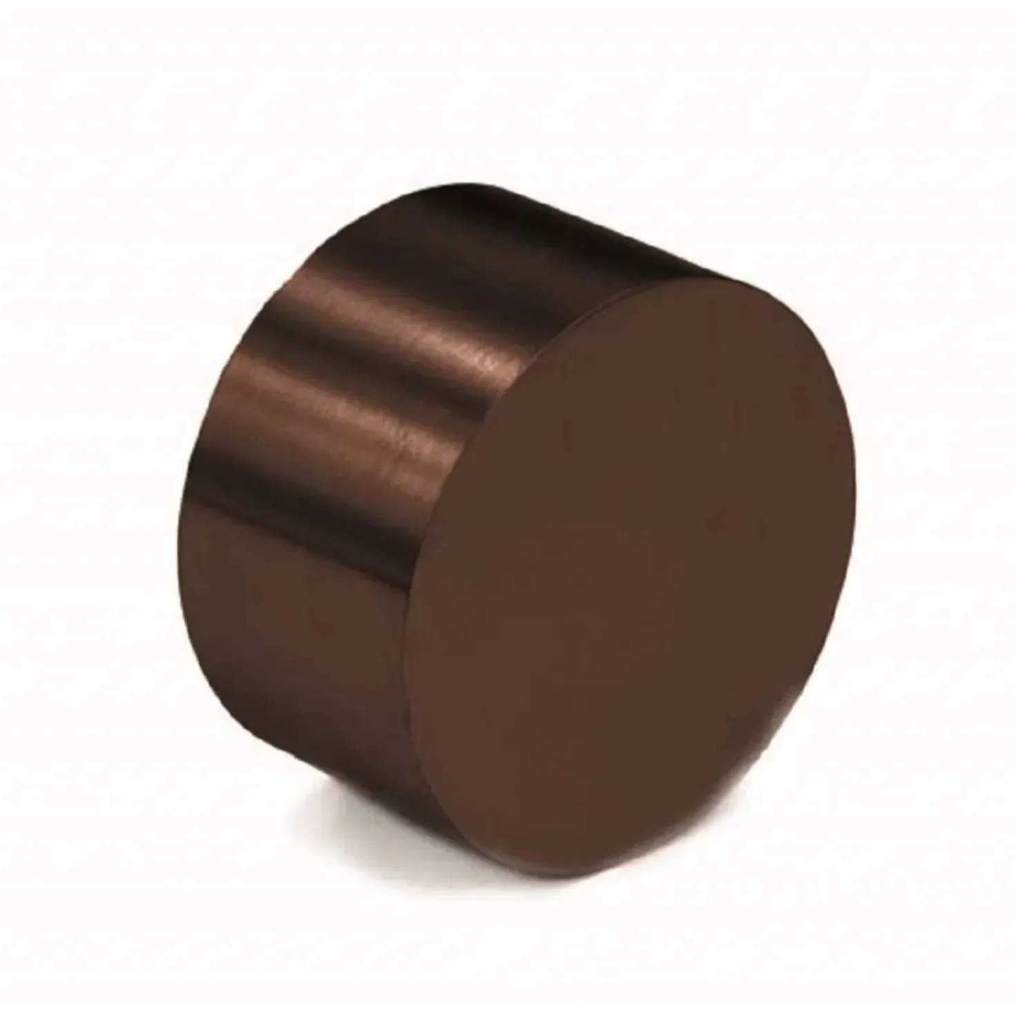 Supporto corrimano base concava in ottone bronzato