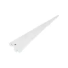 Supporto doppio a U in acciaio 47 cm 50 kg bianco