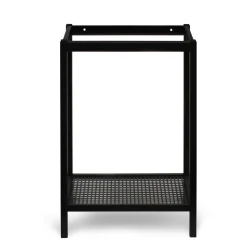 Supporto in metallo per lavello da esterno Madrid 33x44x74,5 cm nero