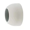 Supporto laterale per bastone tenda profilo tondo avorio Ø 2 cm