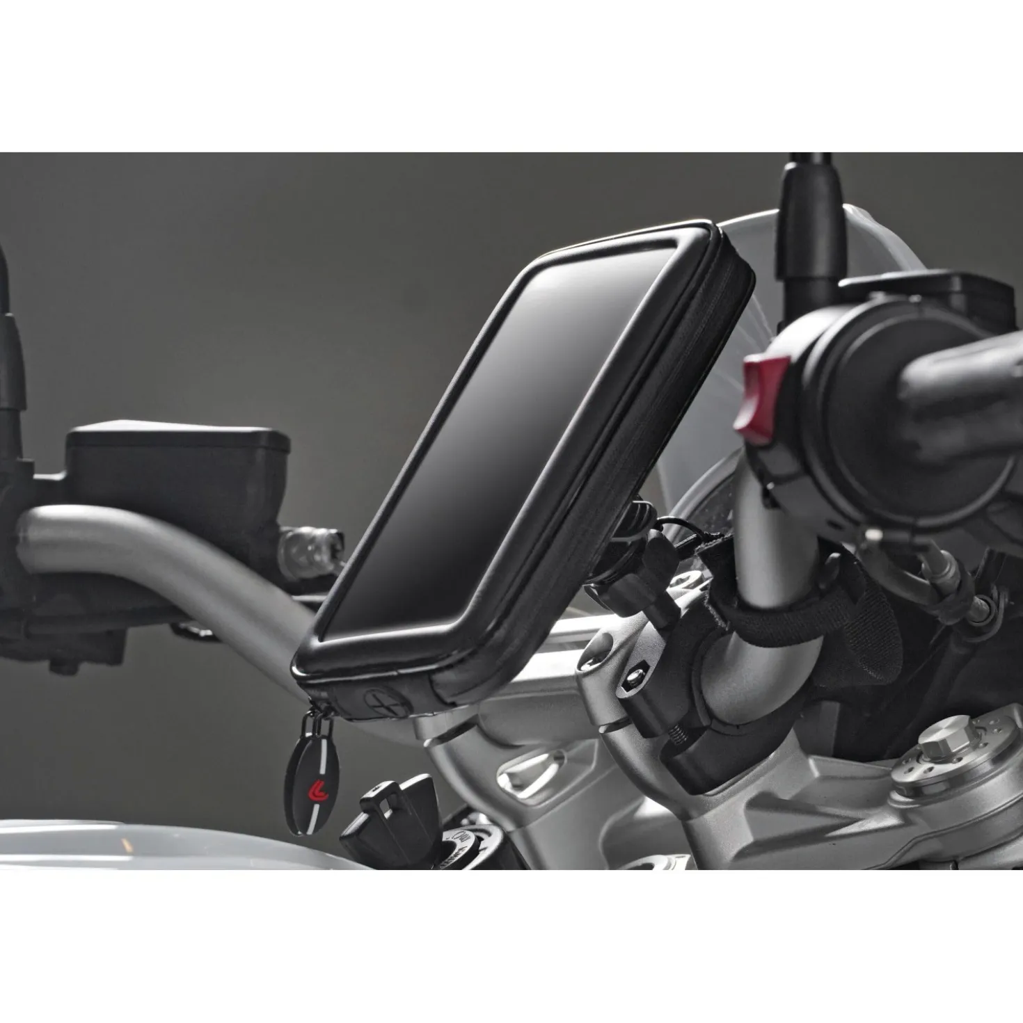 Supporto per manubrio bici e moto Titan Donut alta resistenza nero