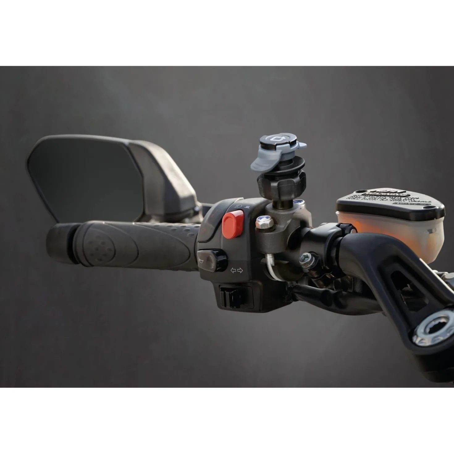 Supporto per manubrio bici e moto Titan U Type Pro nero/grigio