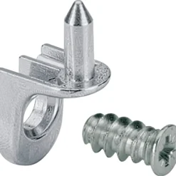 Supporto per ripiano Sekura7 nichelato Ø 5 mm