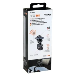 Supporto per specchietti e traversini Titan Bar nero/grigio