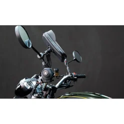 Supporto per specchietti e traversini Titan Bar nero/grigio